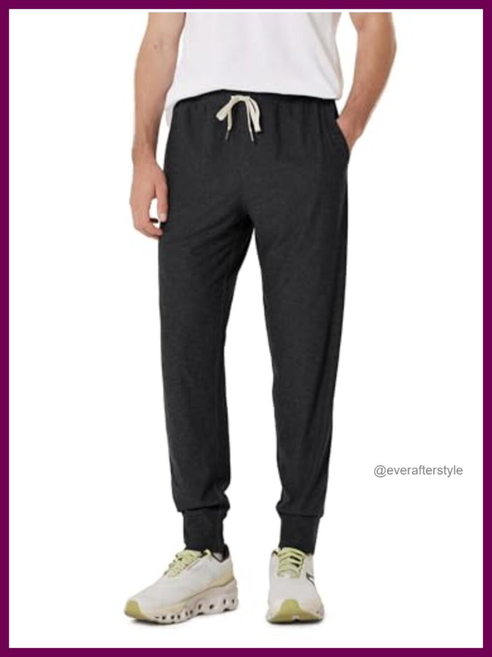 Men's Performance Joggers Ultra Soft Tech Sweatpants for Running & Travel